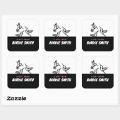 ハチドリ スクエアシール (シート)