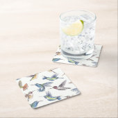 ハチドリ スクエアペーパーコースター (インサイチュ)