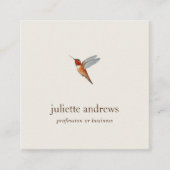 ハチドリ スクエア名刺 (正面)