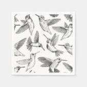 ハチドリ スタンダードカクテルナプキン (正面)