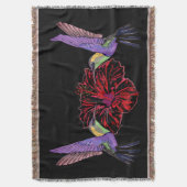 ハチドリ スローブランケット (正面縦)