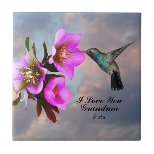 ハチドリ タイル (正面)