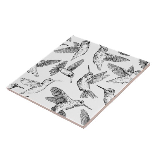 ハチドリ タイル (側面)