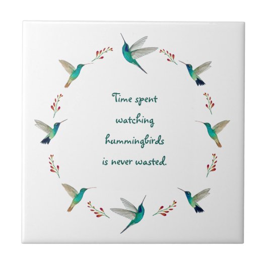 ハチドリ タイル (正面)