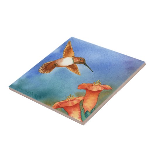 ハチドリ タイル (側面)