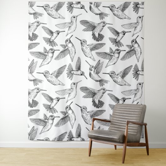 ハチドリ タペストリー (インサイチュ)