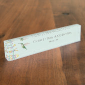 ハチドリ   デスクネームプレート (側面)