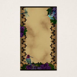 ハチドリ、トンボ、ぶどうビクトリアン