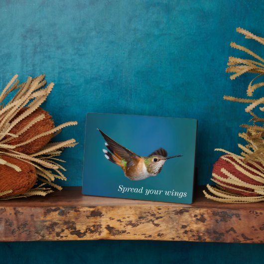 ハチドリ フォトプラーク (側面)