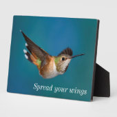 ハチドリ フォトプラーク (側面)