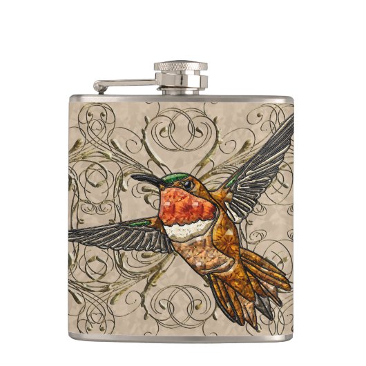 ハチドリ フラスク (正面)