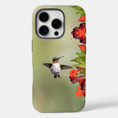 ハチドリ | フラワー携帯ケース 母の日 Case-Mate iPhoneケース (裏面)