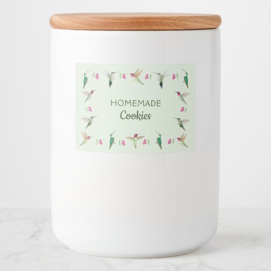 ハチドリ フードラベル (正面)