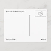 ハチドリ ポストカード (裏面)