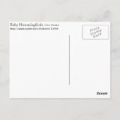 ハチドリ ポストカード (裏面)