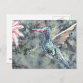 ハチドリ ポストカード (正面/裏面)