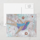 ハチドリ ポストカード (正面/裏面)