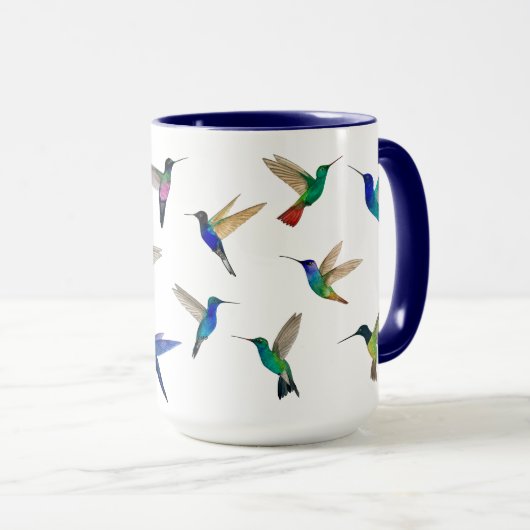 ハチドリ マグカップ (正面右)