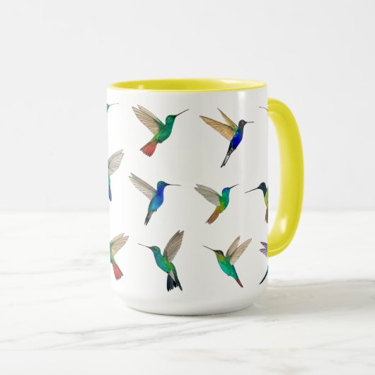 ハチドリ マグカップ (正面右)