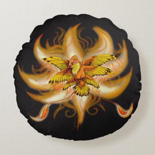 ハチドリ ラウンドクッション (正面)