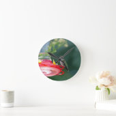 ハチドリ ラウンド壁時計 (ホーム)