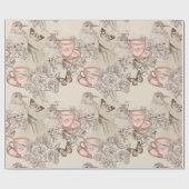 ハチドリ ラッピングペーパー (フラット)