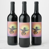 ハチドリ ワインラベル (ボトル)