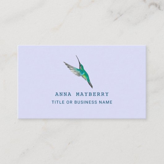 ハチドリ 名刺 (正面)