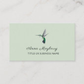 ハチドリ 名刺 (正面)