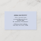 ハチドリ 名刺 (裏面)