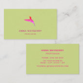 ハチドリ 名刺 (正面/裏面)