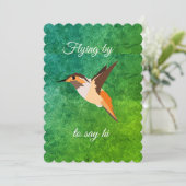 ハチドリ 招待状 (スタンド正面)