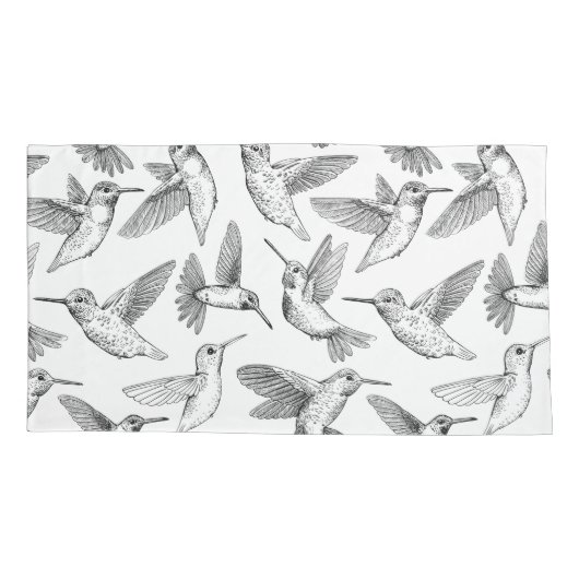 ハチドリ 枕カバー (裏面-左)