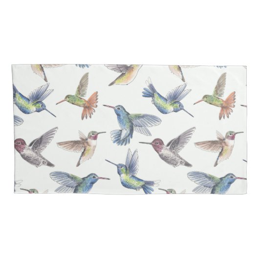 ハチドリ 枕カバー (裏面-右)