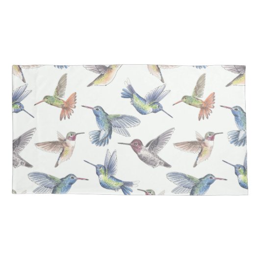 ハチドリ 枕カバー (裏面-左)