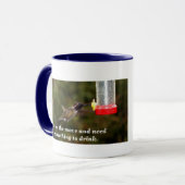 ハチドリ、私は絶えず動いて、飲み物のマグを必要とします マグカップ (正面左)