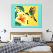 ハチドリ#1 キャンバスプリント (インサイチュ (寝室))