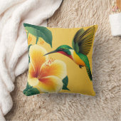 ハチドリ#1 クッション (ブランケット)