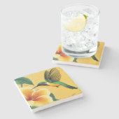 ハチドリ#1 ストーンコースター (横)