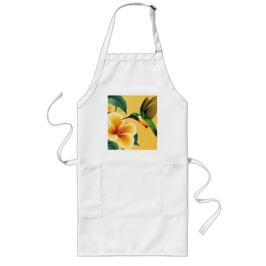 ハチドリ#1 ロングエプロン (正面)