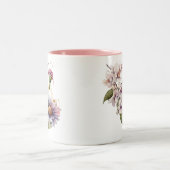 ハチドリ (#3) ハチドリ 陶器マグカップ ツートーンマグカップ (中央)