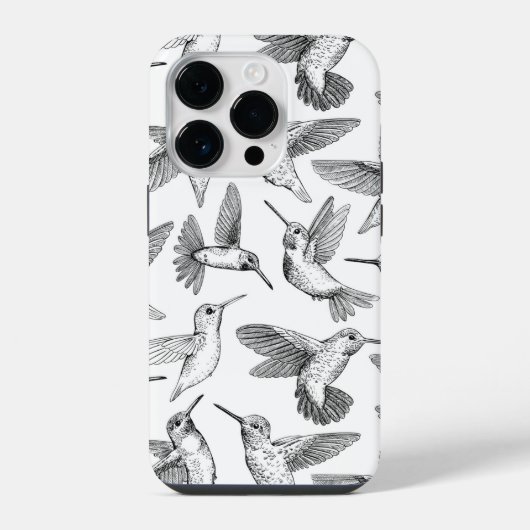 ハチドリ iPhoneケース (裏面)