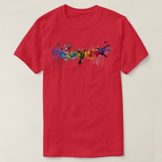 ハチドリ Tシャツ (デザイン正面)