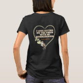 ハチドリ Tシャツ ブラック (裏面)