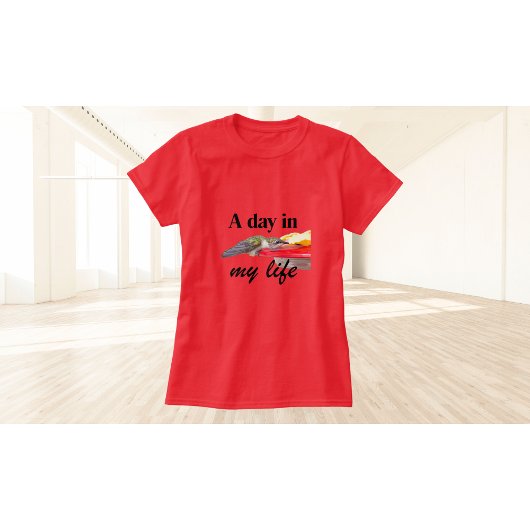 ハチドリ Tシャツ 私の1日
