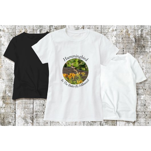 ハチドリTシャツ　バタフライウィード Tシャツ