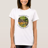 ハチドリTシャツ　バタフライウィード Tシャツ (正面)