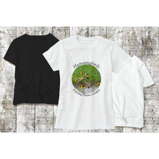 ハチドリTシャツ プレーンコレオプシス Tシャツ