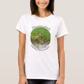 ハチドリTシャツ プレーンコレオプシス Tシャツ (正面)