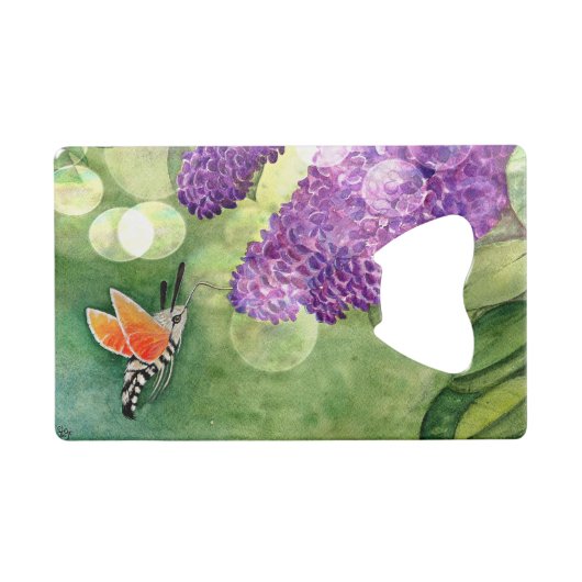 ハチバードホークとライラック クレジットカード栓抜き (正面(横))